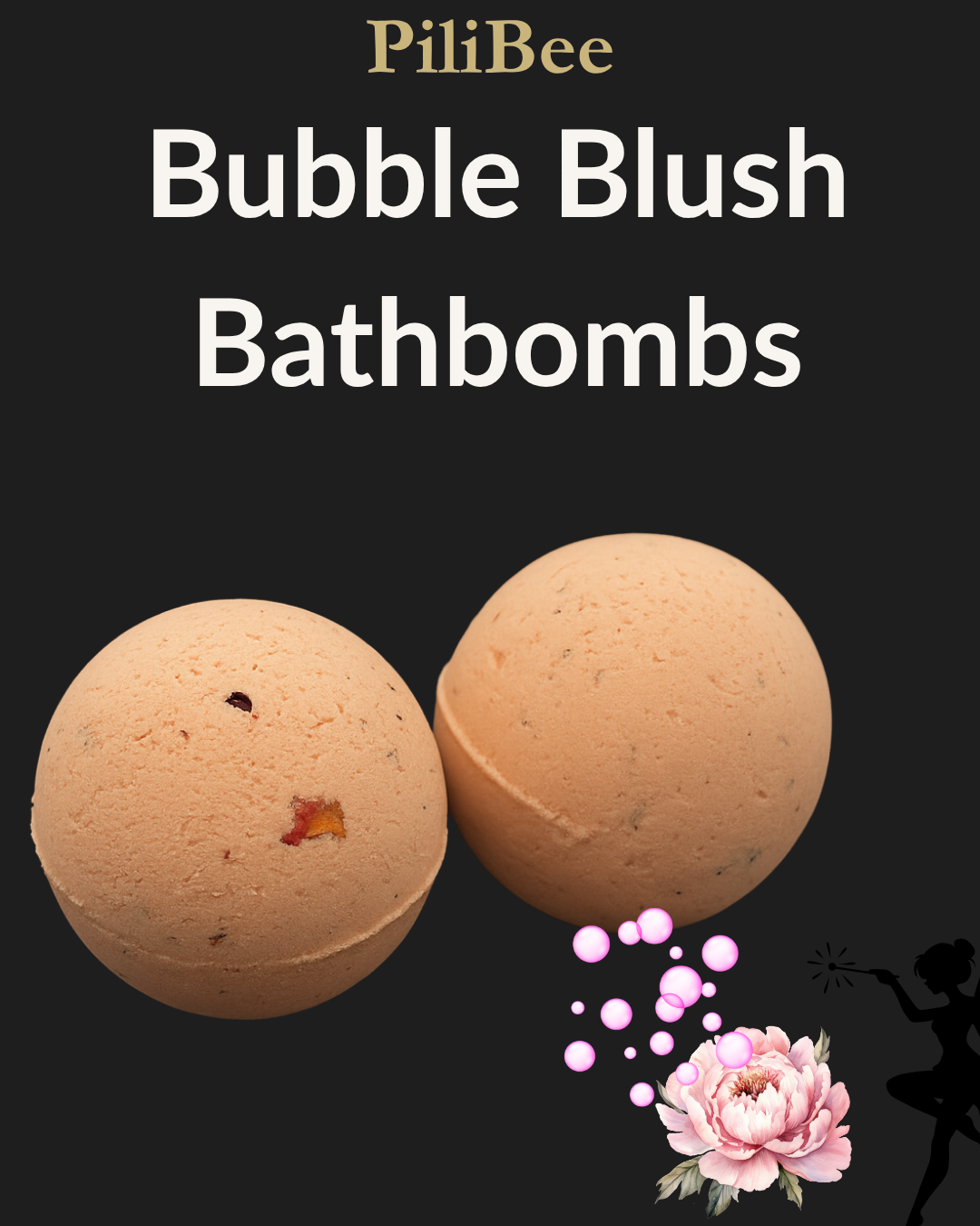 Bath Bomb - Bubble Blush - PiliBee