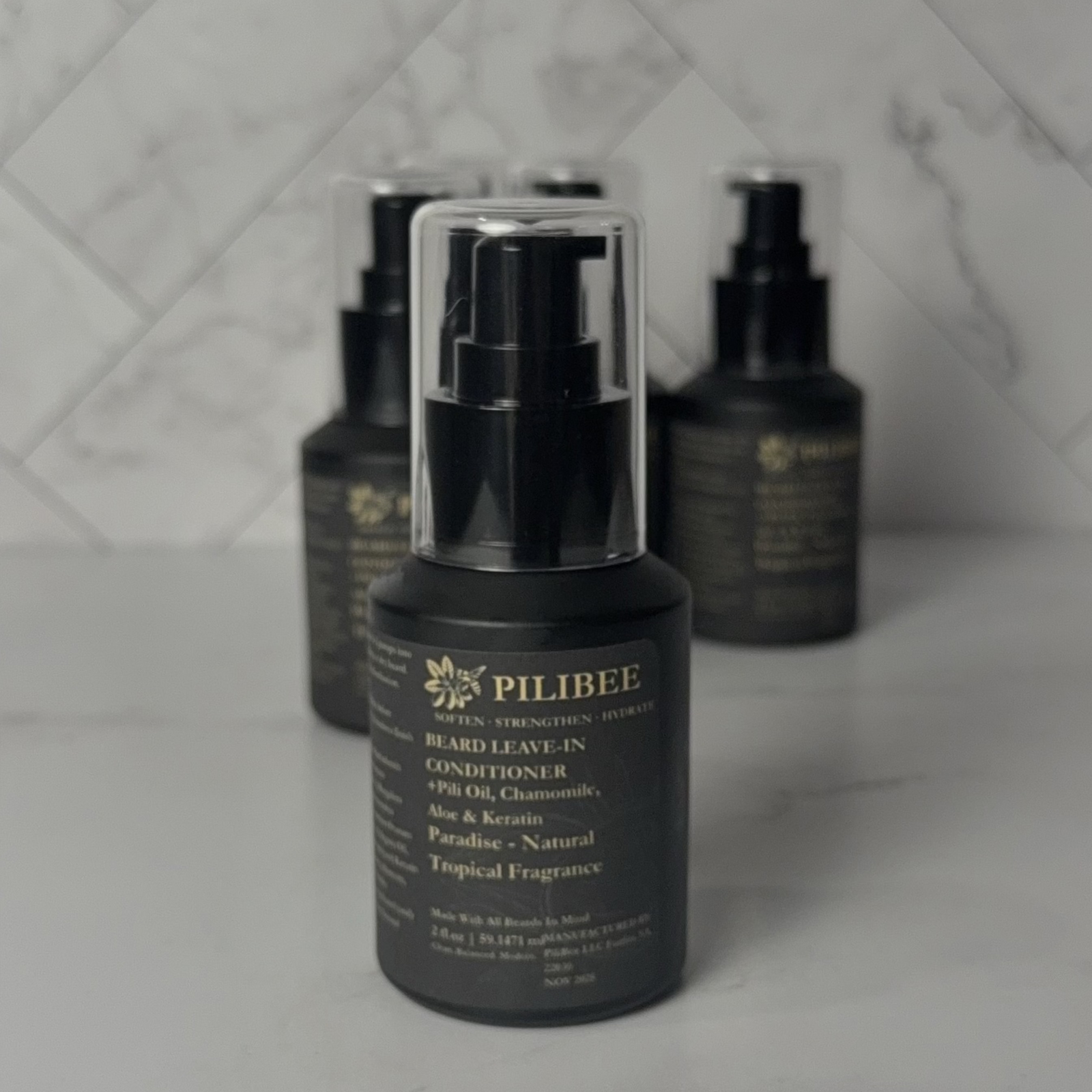 Beard Leave-In Conditioner – Soften, Hydrate & Nourish (2 oz) - PiliBee