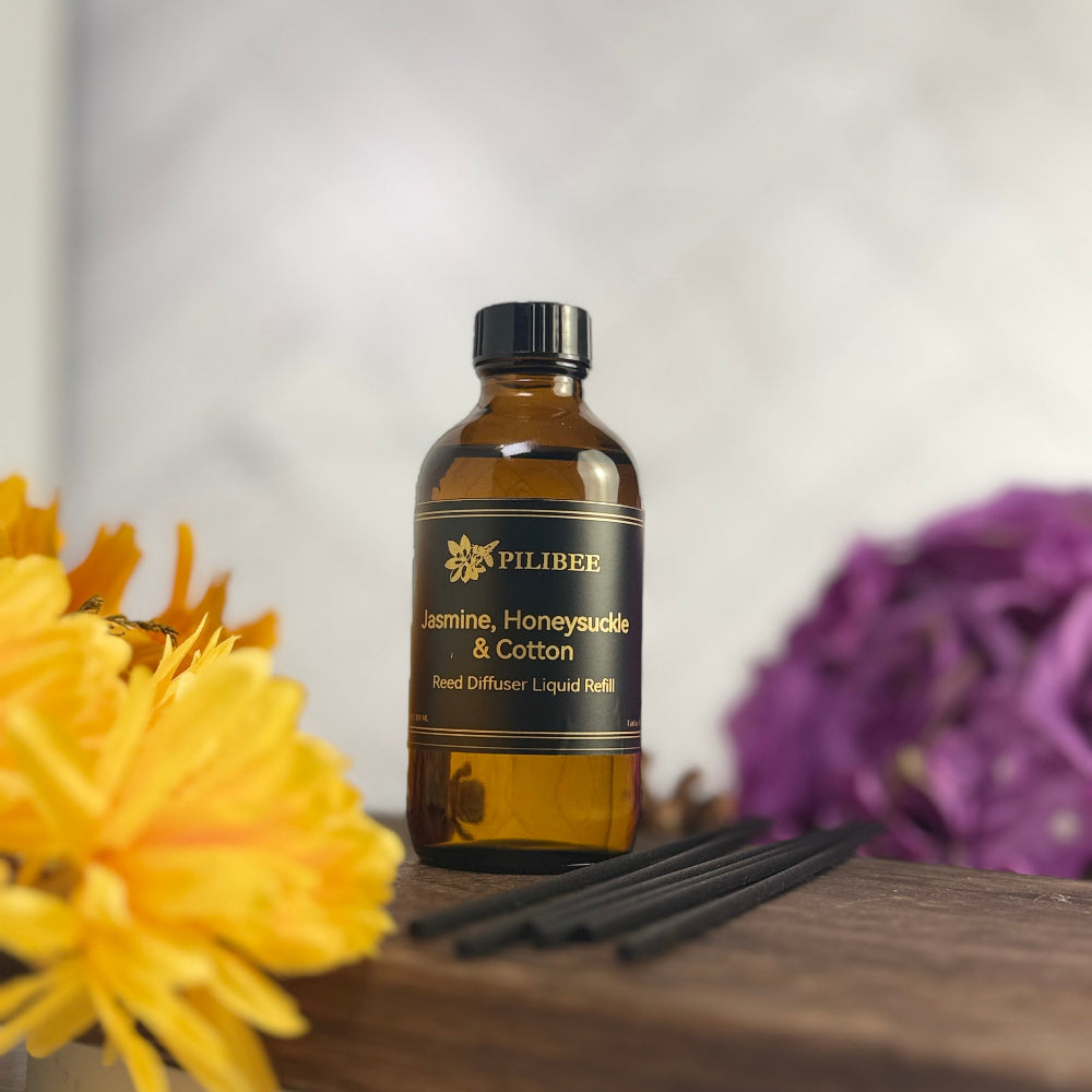 Reed Diffuser Refill - Jasmine Honeysuckle &amp; Cotton