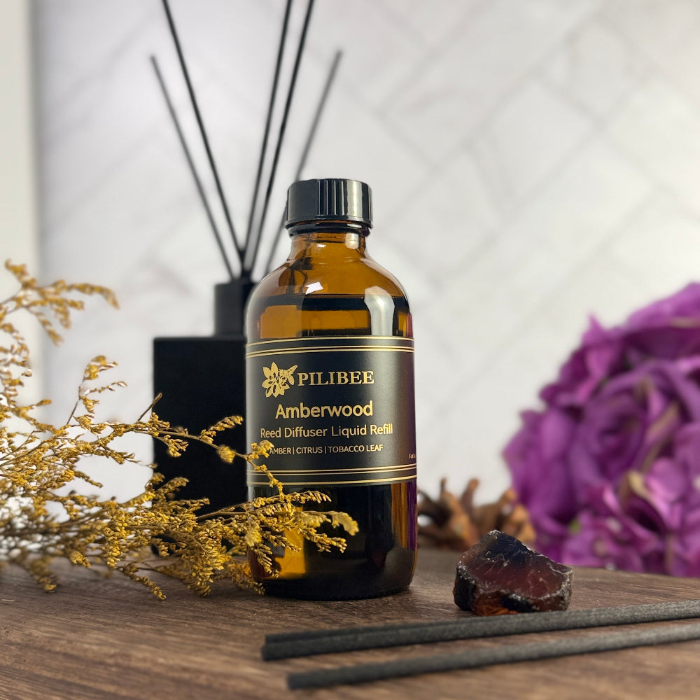 Reed Diffuser Refill - Amberwood