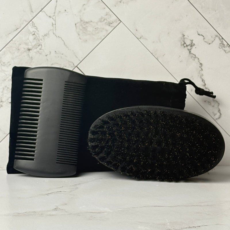 Beard Brush and Comb Set - PiliBee