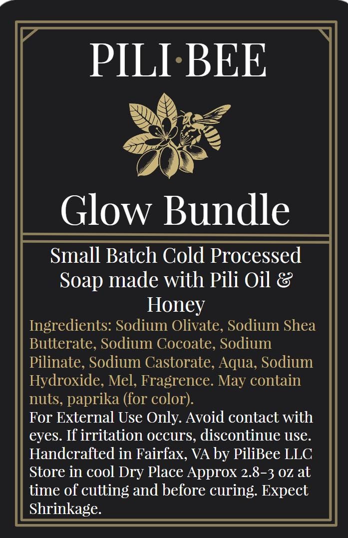 Glow Bundle –  Soap and Exfoliator | Palm-Free, Small Batch