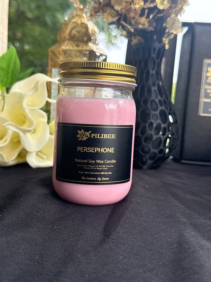 Candle | Rustic Mason Jars + Free Charm - PiliBee