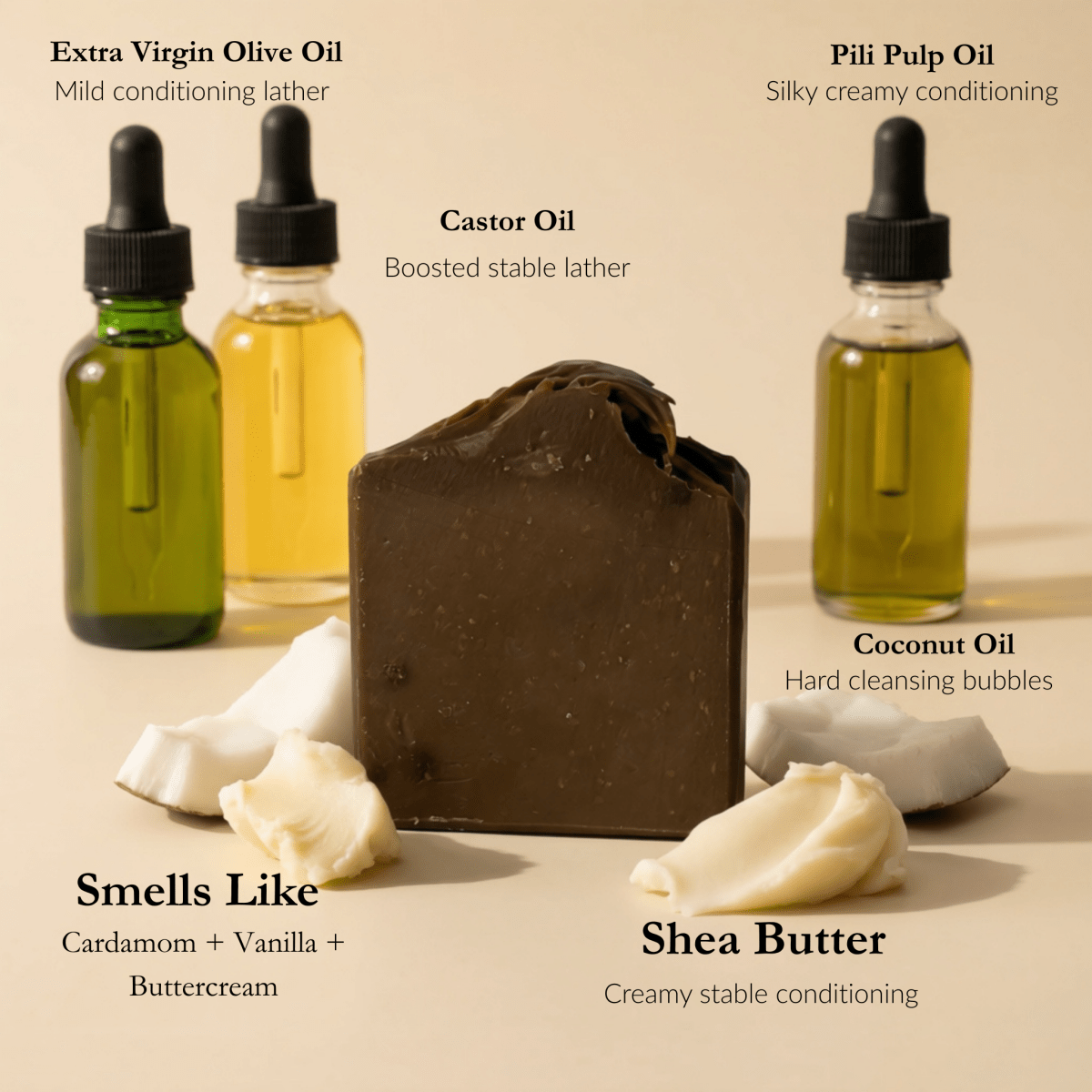 Cardamom Vanilla Latte - Bar Soap - PiliBee