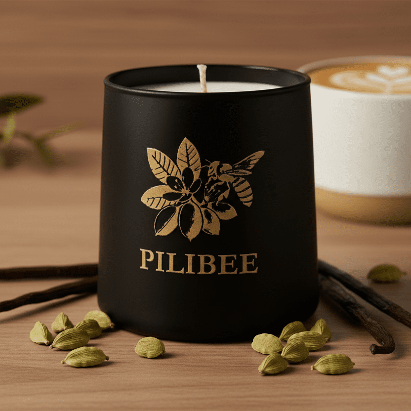 Cardamom Vanilla Latte Candle - PiliBee