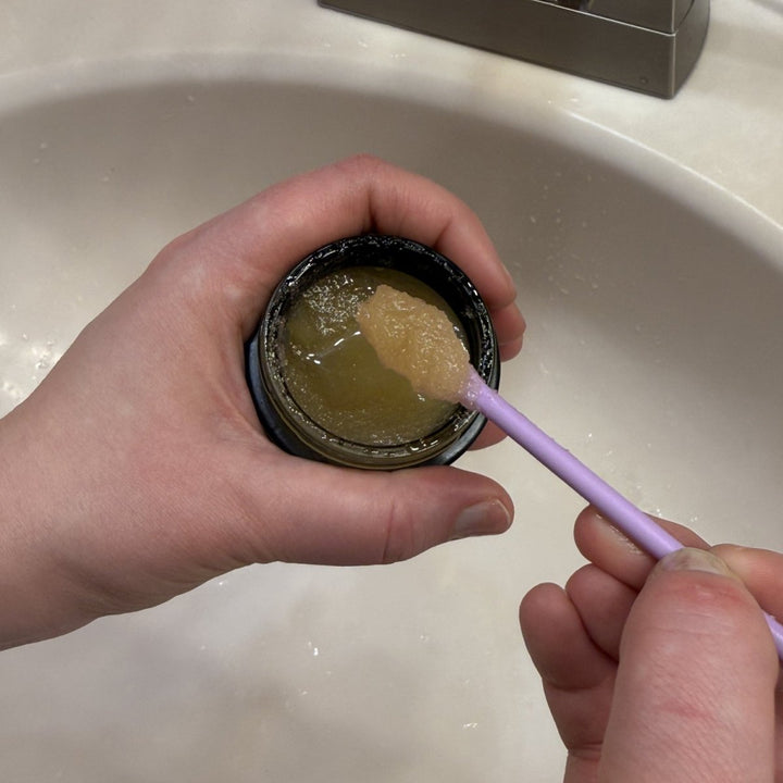 Creamy Silk &amp; Sugar Polish Amberwood Cuticle + Hand Sugar Scrub - PiliBee