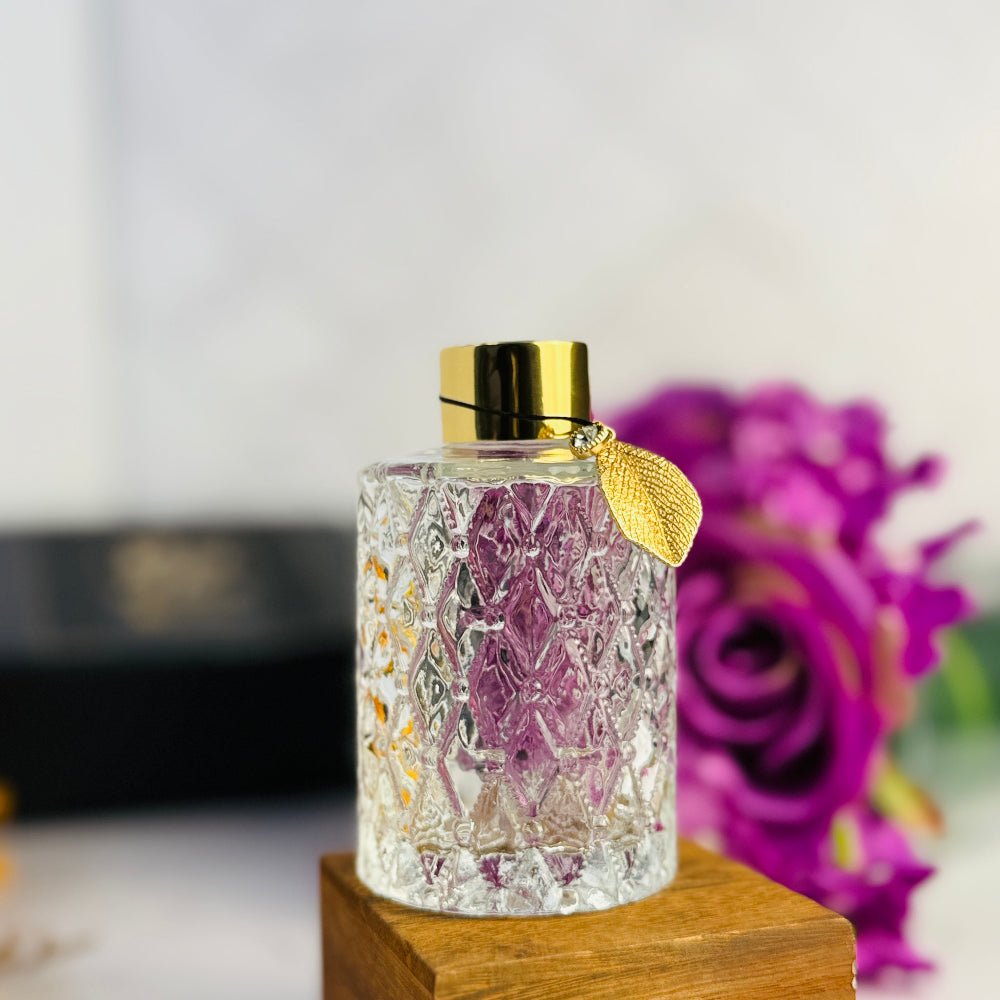 Elegant Reed Diffuser Bottle Ornate Glass - PiliBee