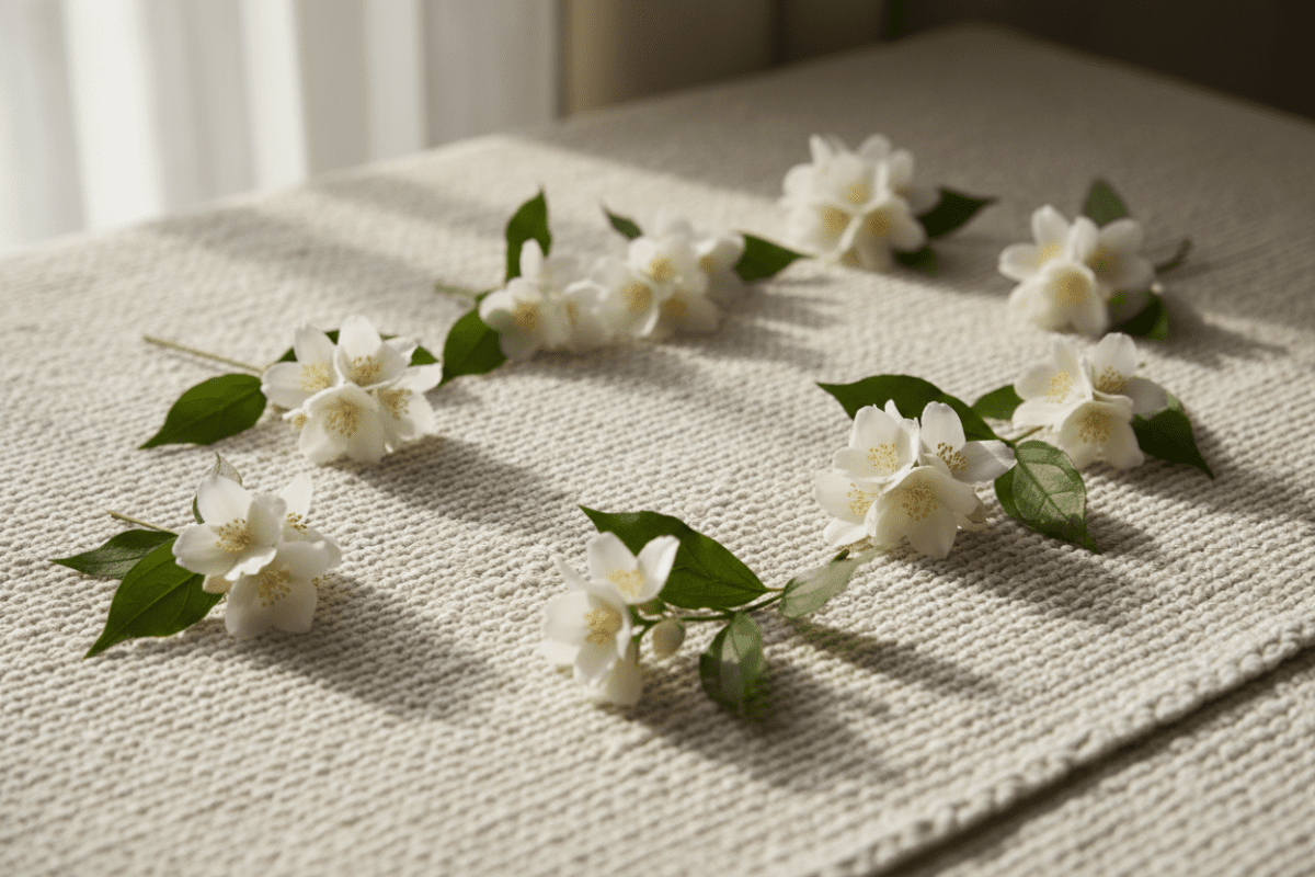 Jasmine Cotton Blossom Candle - PiliBee