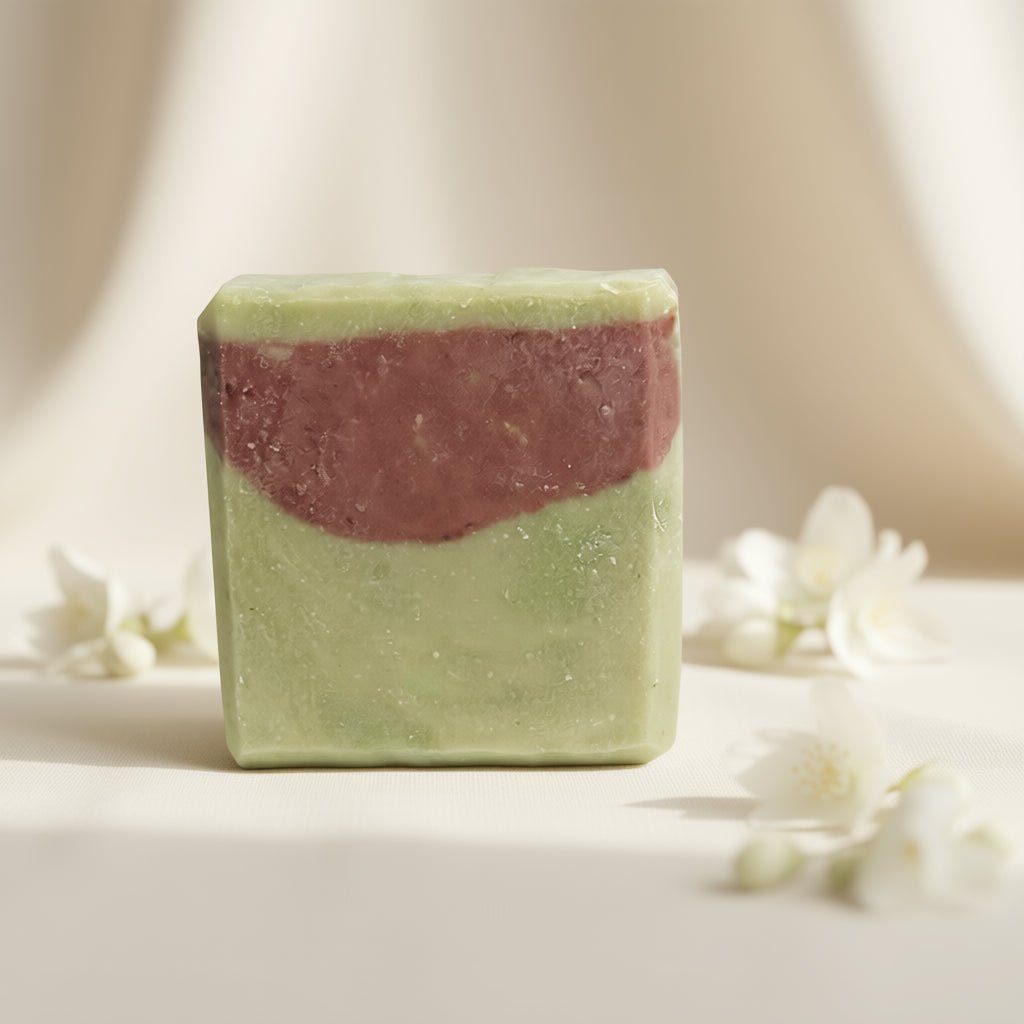 Jasmine Honeysuckle Cotton Pili Pulp Oil Bar Soap - PiliBee