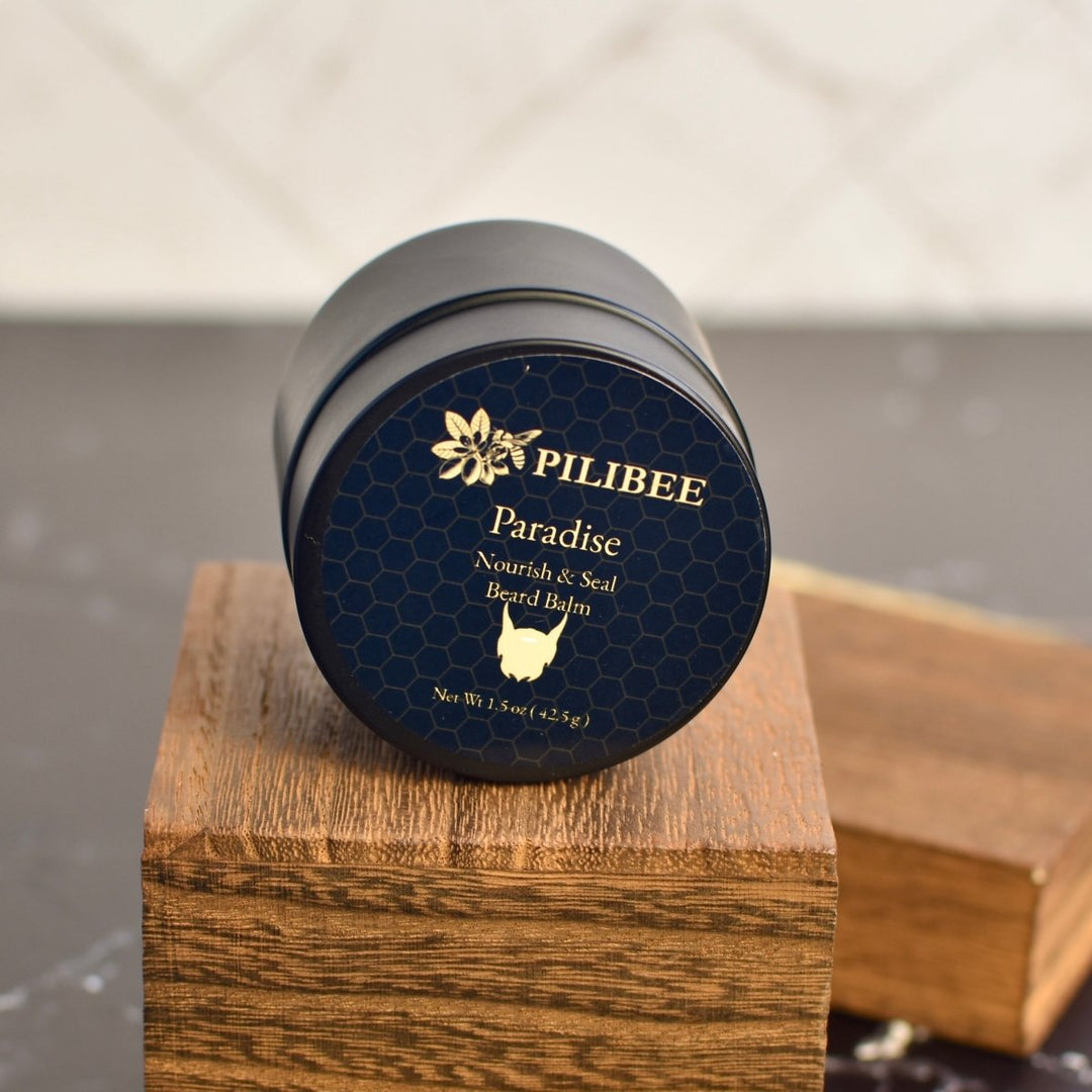 Paradise Beard Balm | Light Hold, Soft Shape, Natural Finish - PiliBee