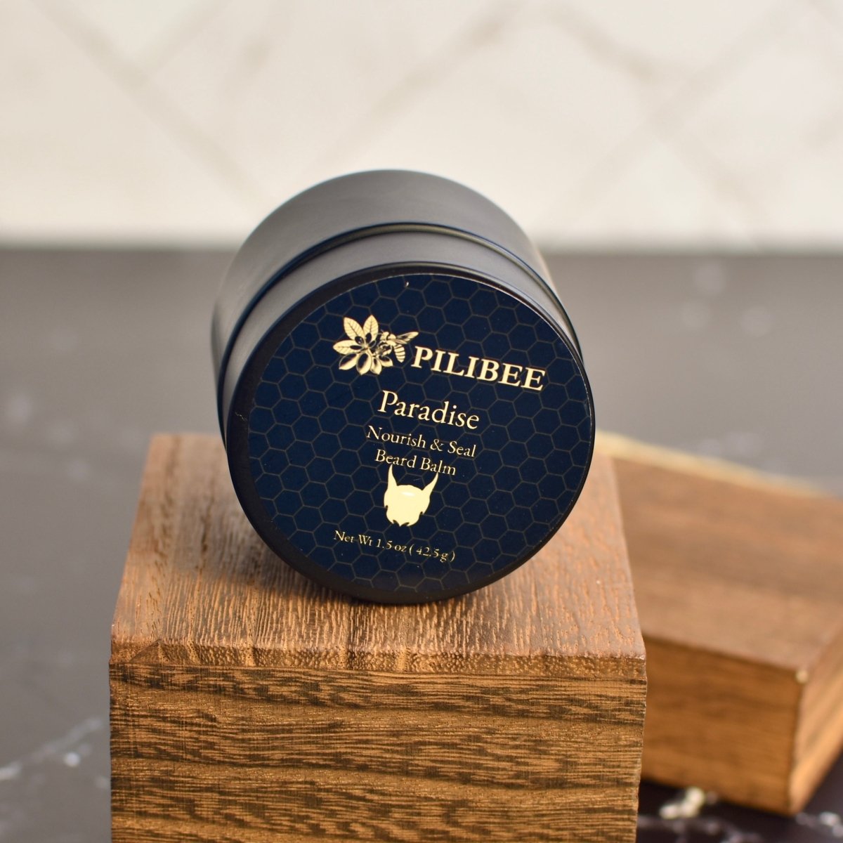 Paradise Beard Balm | Light Hold, Soft Shape, Natural Finish - PiliBee