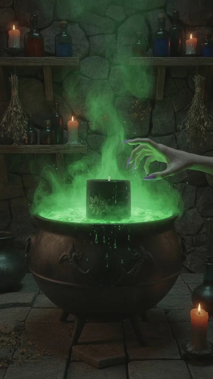 Ai generated video of actual product Pilibee candle 