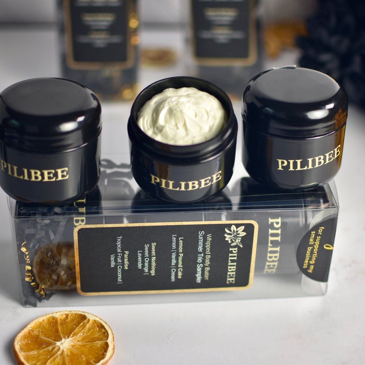 Sampler Whipped Body Butter Minis | Trio - PiliBee